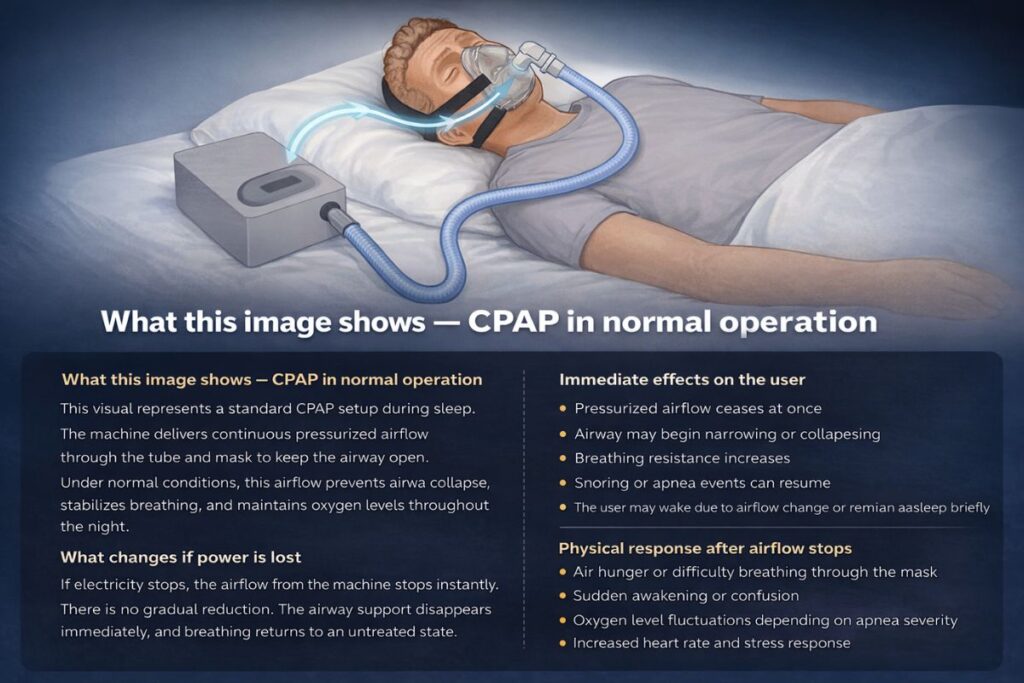 What Happens If a CPAP Loses Power