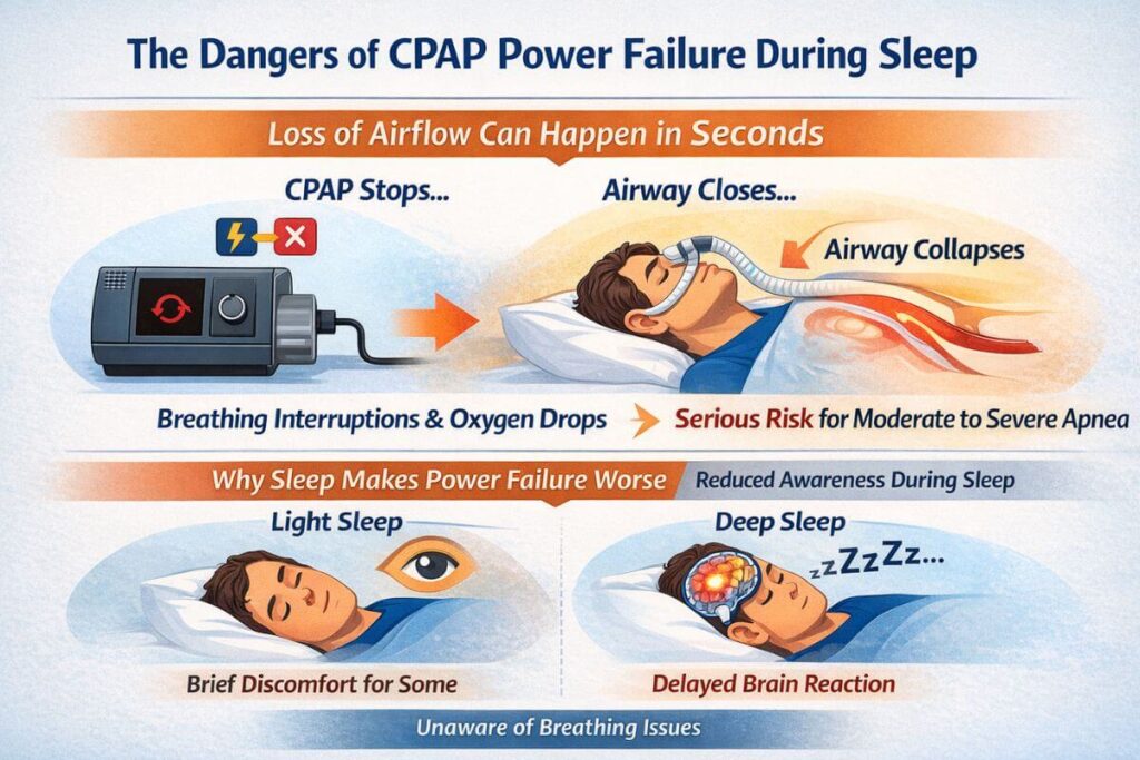 Why CPAP Power Failure During Sleep Is a Serious Issue