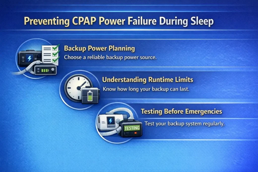 Preventing CPAP Power Failure During Sleep