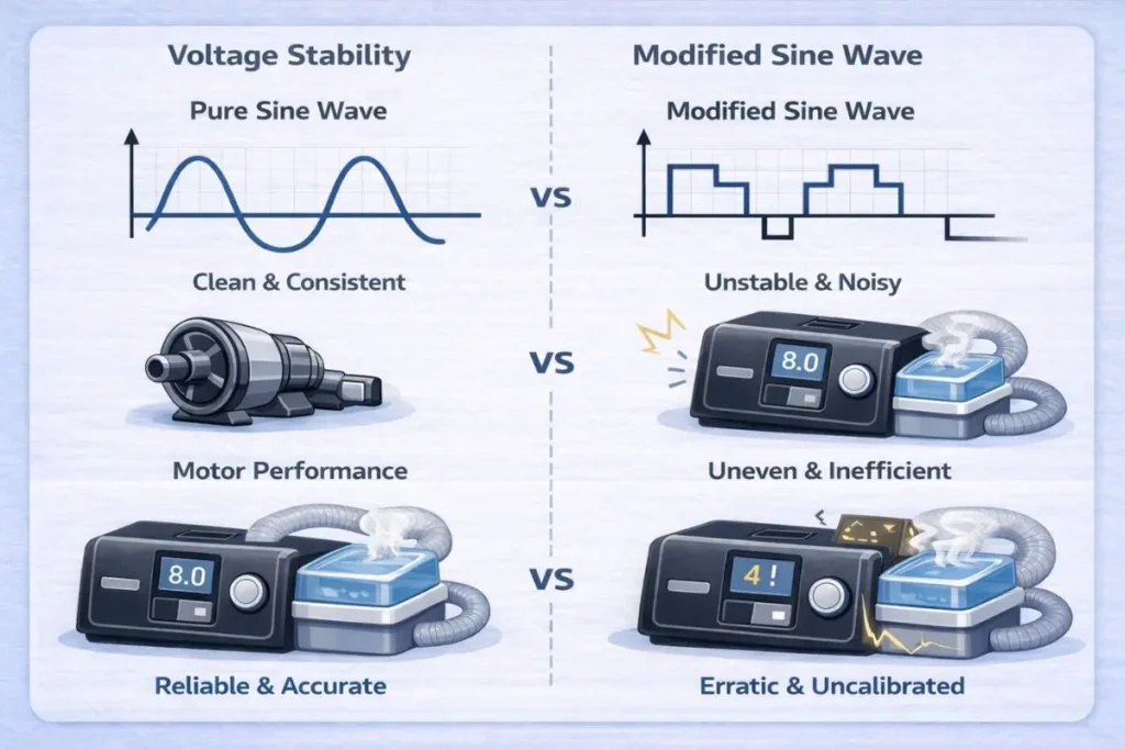Pure vs Modified Sine Wave