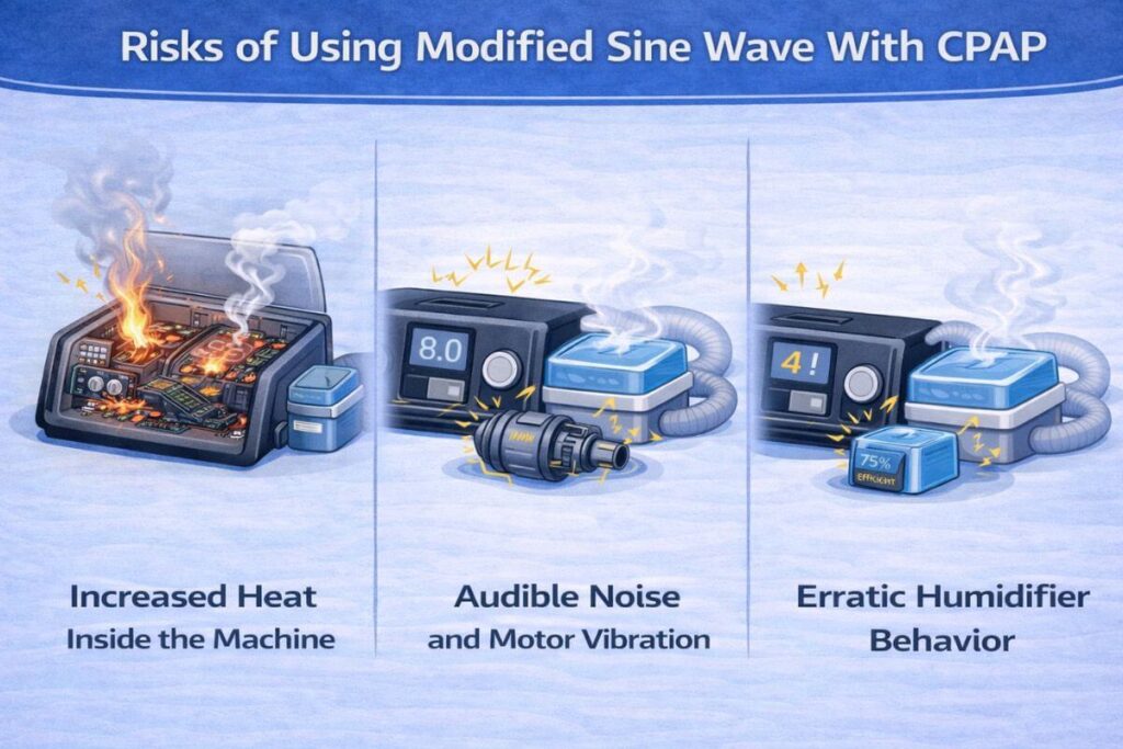 Modified Sine Wave With CPAP