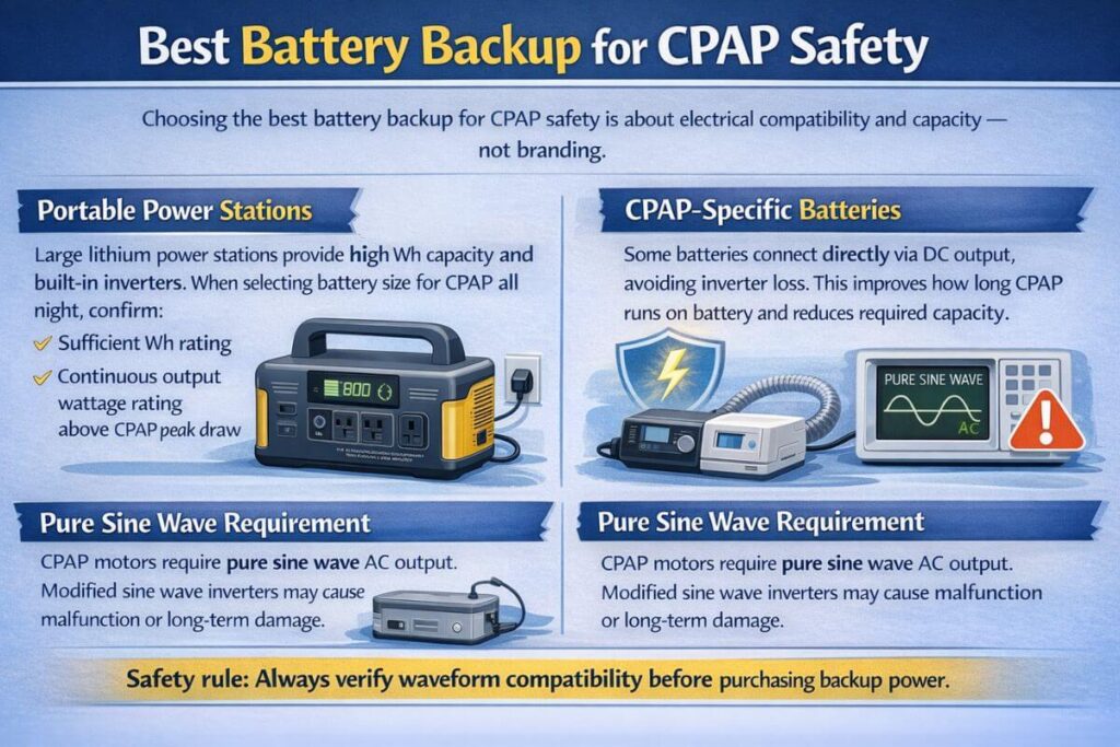Best Battery Backup for CPAP Safety
