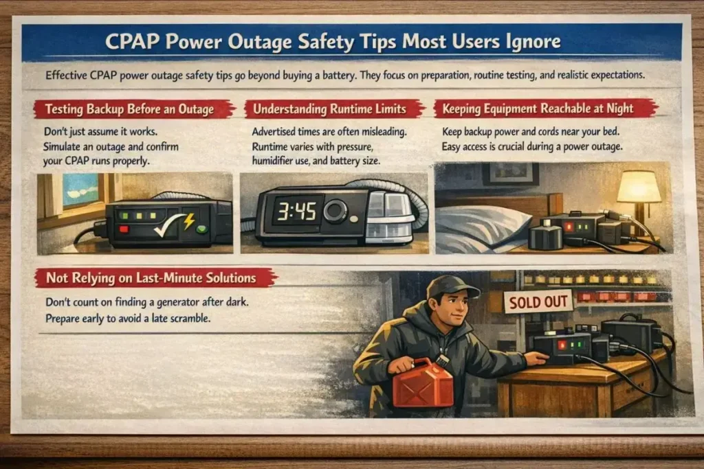 CPAP Battery Backup Mistakes