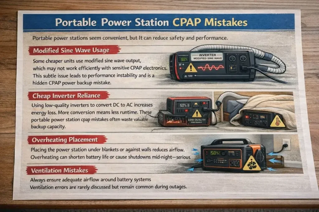 Portable Power Station CPAP Mistakes