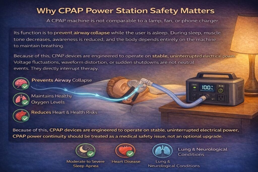 Why CPAP Power Station Safety Matters
